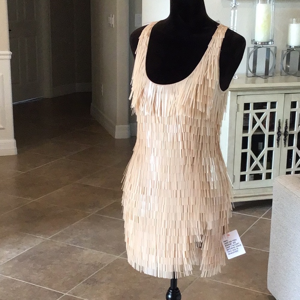 ASOS embellished back zip dress, sleeveless, size 4, NWT - Picture 1 of 11